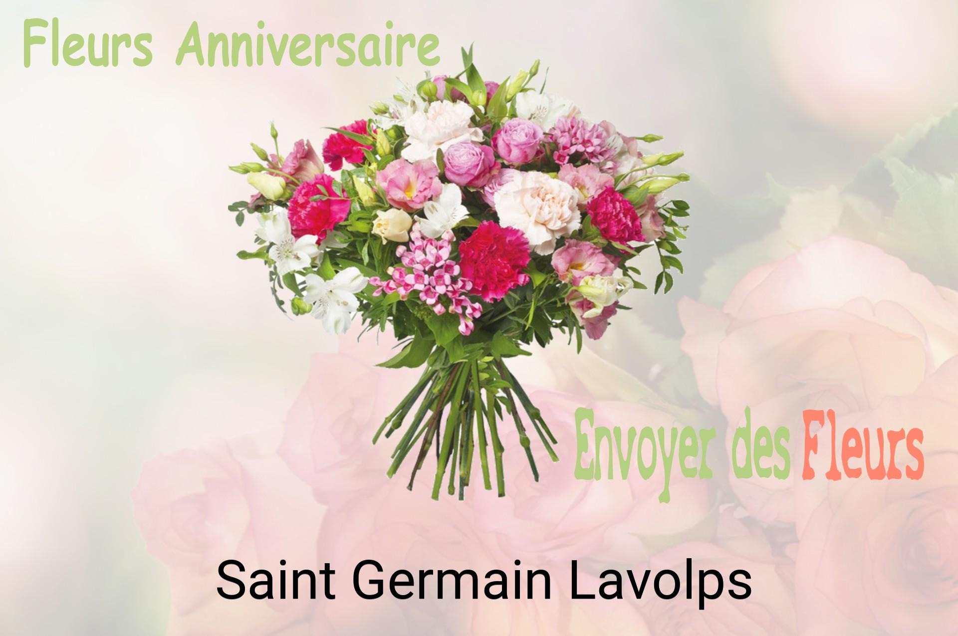 Bouquet de fleurs d’anniversaire livré à Saint-Germain-Lavolps