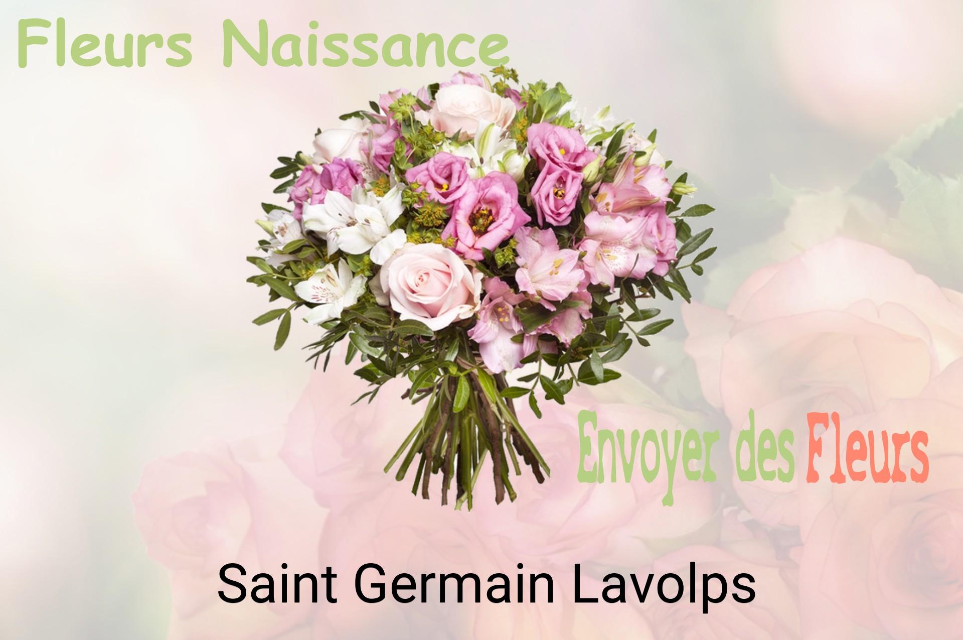 Bouquet de fleurs de naissance livré à Saint-Germain-Lavolps