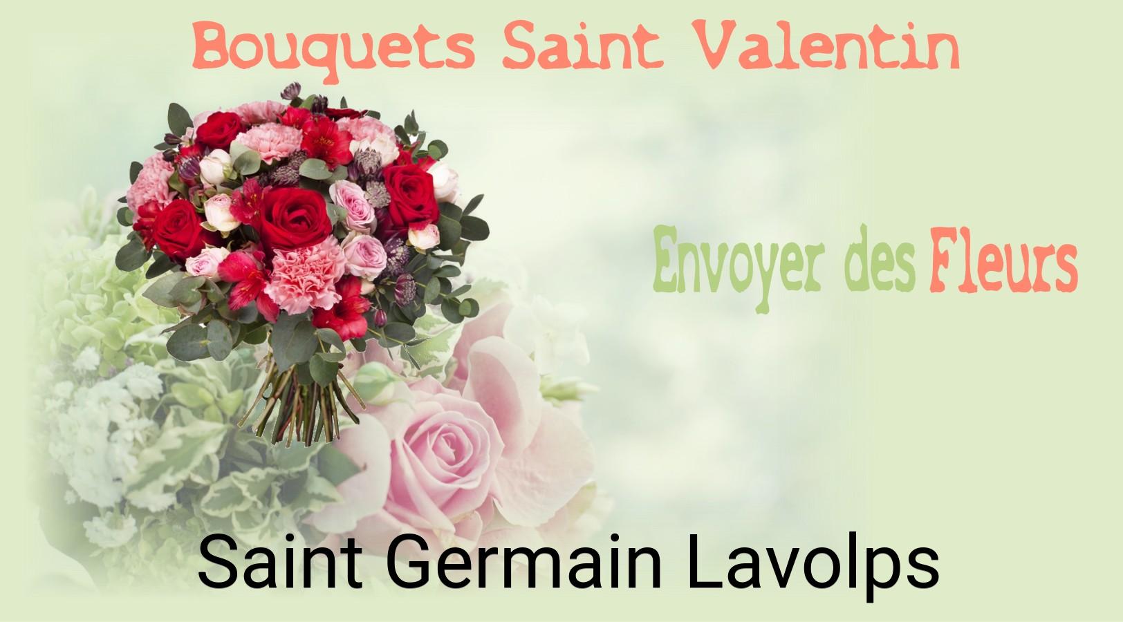 Roses de Saint-Valentin livrées à Saint-Germain-Lavolps